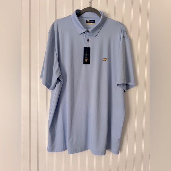 Jack Nicklaus Golf Polo Wicking Stretch Sun Protection UPF 40  Sizes XL Blue - Picture 1 of 7